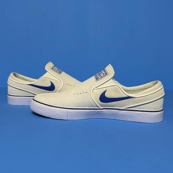 Nike Sb Janoski+ Slip On Shoes Summit White Blue FN5893-101 Size 6.5 Men / 8W main image 7